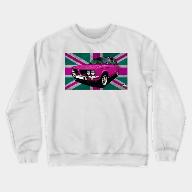 Geo3Doodles Triumph Dolomite Sprint Doodle Crewneck Sweatshirt by Geo3doodles